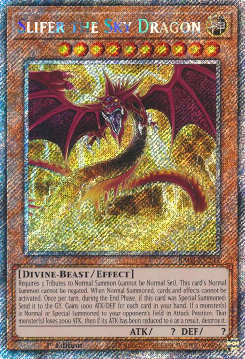 Slifer the Sky Dragon (Platinum Secret Rare) [RA03-EN244] Platinum Secret Rare | Exor Games Bridgewater