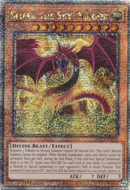 Slifer the Sky Dragon (Quarter Century Secret Rare) [RA03-EN244] Quarter Century Secret Rare | Exor Games Bridgewater