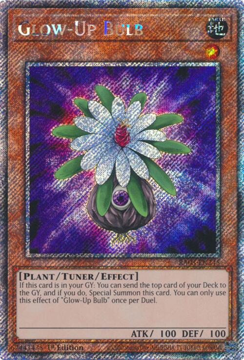 Glow-Up Bulb (Platinum Secret Rare) [RA03-EN245] Platinum Secret Rare | Exor Games Bridgewater