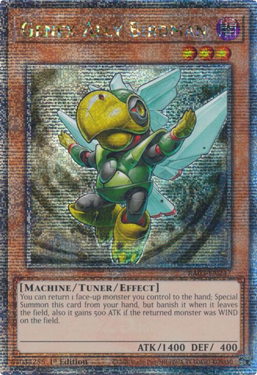 Genex Ally Birdman (Quarter Century Secret Rare) [RA03-EN247] Quarter Century Secret Rare | Exor Games Bridgewater