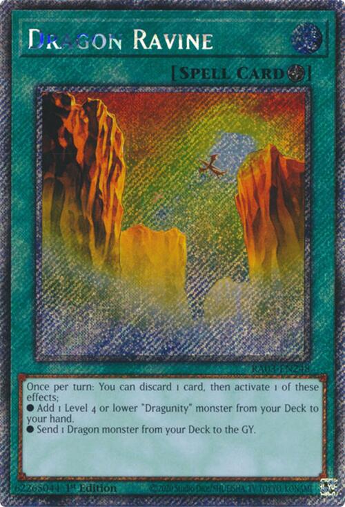 Dragon Ravine (Platinum Secret Rare) [RA03-EN248] Platinum Secret Rare | Exor Games Bridgewater