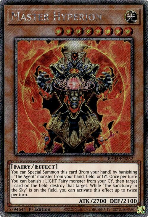 Master Hyperion (Platinum Secret Rare) [RA03-EN252] Platinum Secret Rare | Exor Games Bridgewater