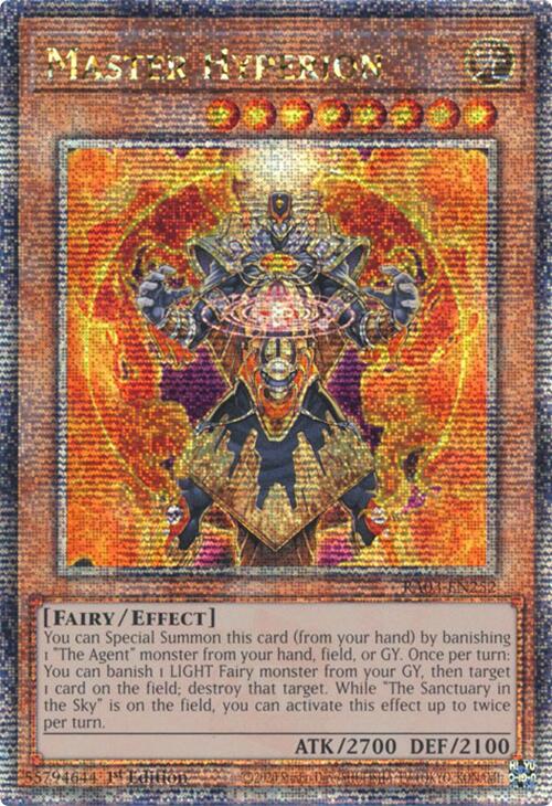 Master Hyperion (Quarter Century Secret Rare) [RA03-EN252] Quarter Century Secret Rare | Exor Games Bridgewater