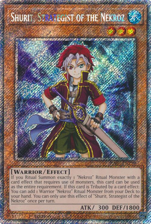 Shurit, Strategist of the Nekroz (Platinum Secret Rare) [RA03-EN259] Platinum Secret Rare | Exor Games Bridgewater