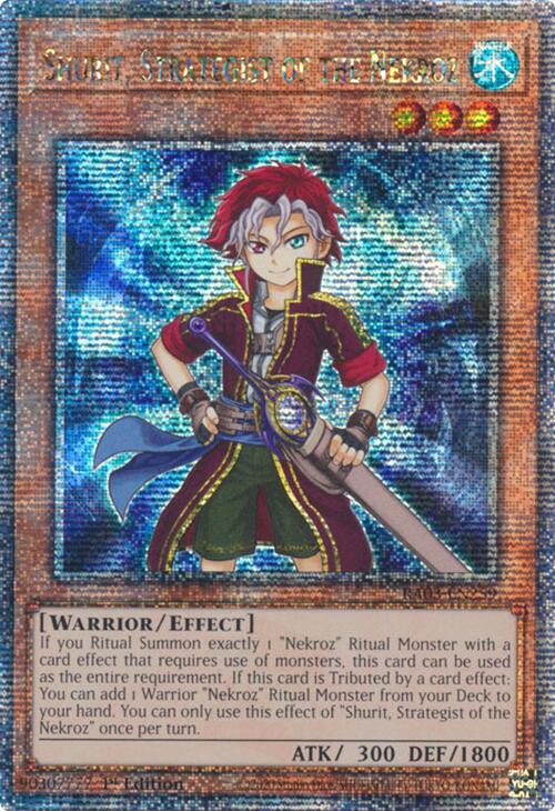 Shurit, Strategist of the Nekroz (Quarter Century Secret Rare) [RA03-EN259] Quarter Century Secret Rare | Exor Games Bridgewater