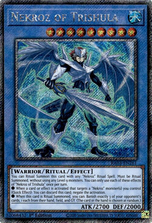 Nekroz of Trishula (Platinum Secret Rare) [RA03-EN261] Platinum Secret Rare | Exor Games Bridgewater