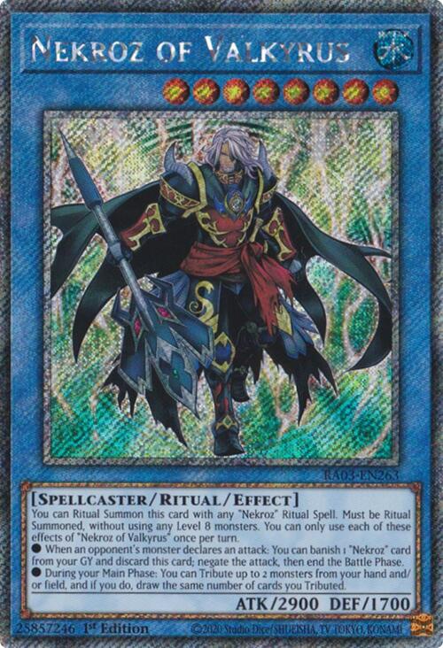 Nekroz of Valkyrus (Platinum Secret Rare) [RA03-EN263] Platinum Secret Rare | Exor Games Bridgewater