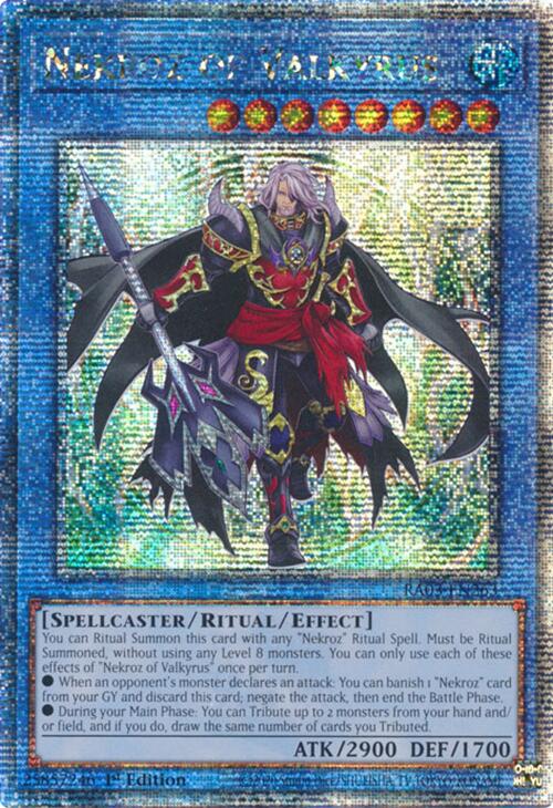 Nekroz of Valkyrus (Quarter Century Secret Rare) [RA03-EN263] Quarter Century Secret Rare | Exor Games Bridgewater