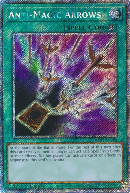 Anti-Magic Arrows (Platinum Secret Rare) [RA03-EN264] Platinum Secret Rare | Exor Games Bridgewater