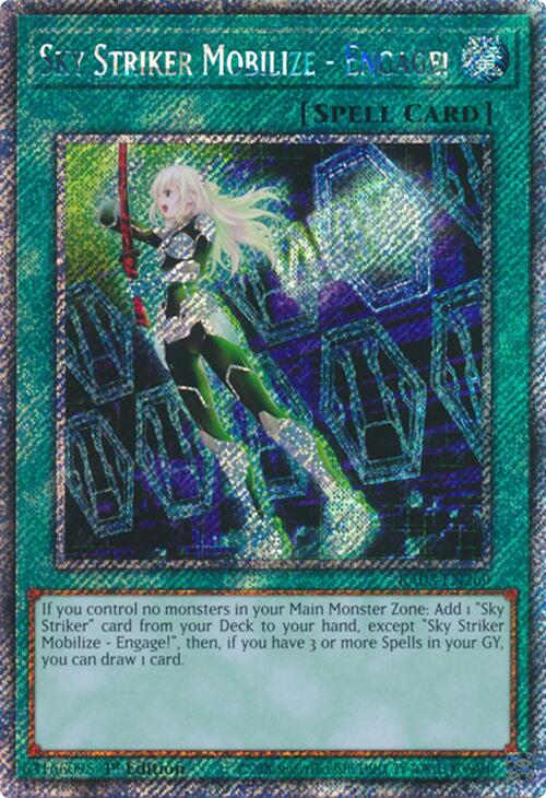 Sky Striker Mobilize - Engage! (Platinum Secret Rare) [RA03-EN269] Platinum Secret Rare | Exor Games Bridgewater