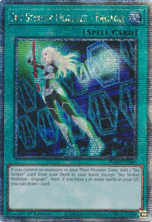 Sky Striker Mobilize - Engage! (Quarter Century Secret Rare) [RA03-EN269] Quarter Century Secret Rare | Exor Games Bridgewater