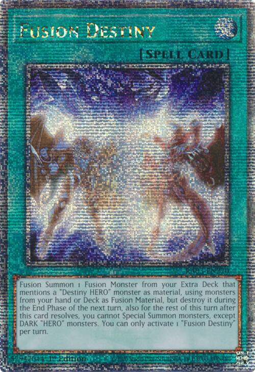 Fusion Destiny (Quarter Century Secret Rare) [RA03-EN270] Quarter Century Secret Rare | Exor Games Bridgewater