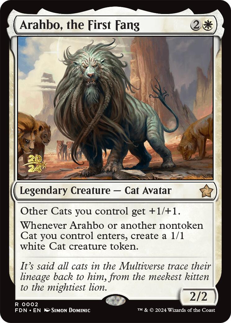 Arahbo, the First Fang [Foundations Prerelease Promos] | Exor Games Bridgewater