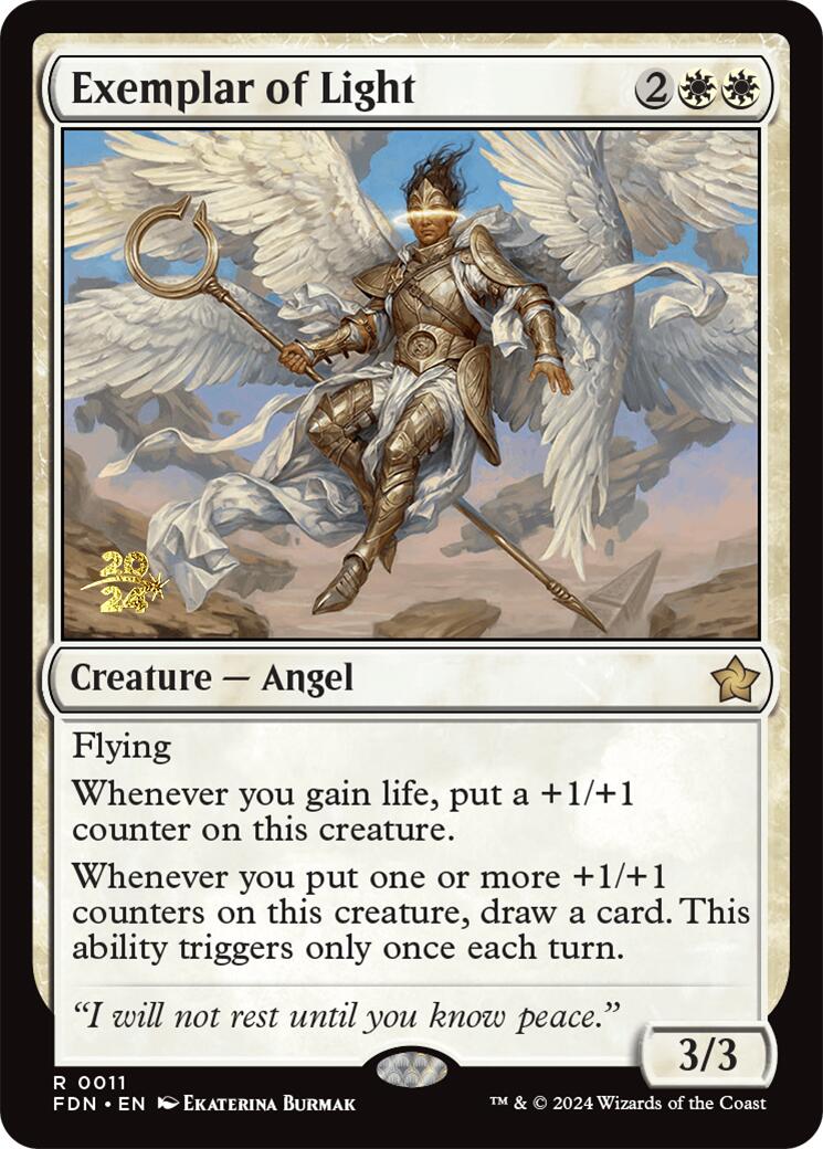 Exemplar of Light [Foundations Prerelease Promos] | Exor Games Bridgewater
