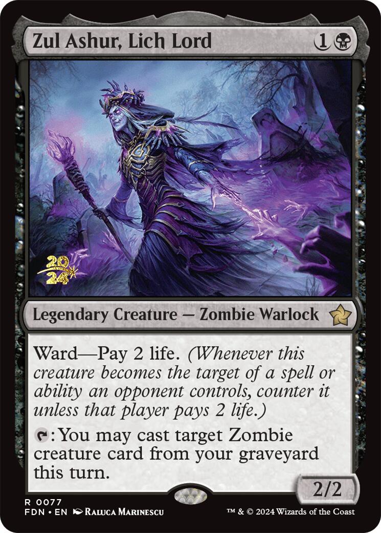 Zul Ashur, Lich Lord [Foundations Prerelease Promos] | Exor Games Bridgewater