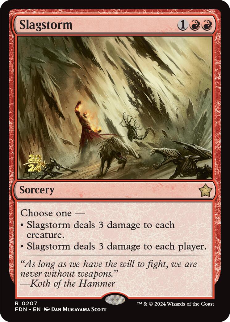 Slagstorm [Foundations Prerelease Promos] | Exor Games Bridgewater