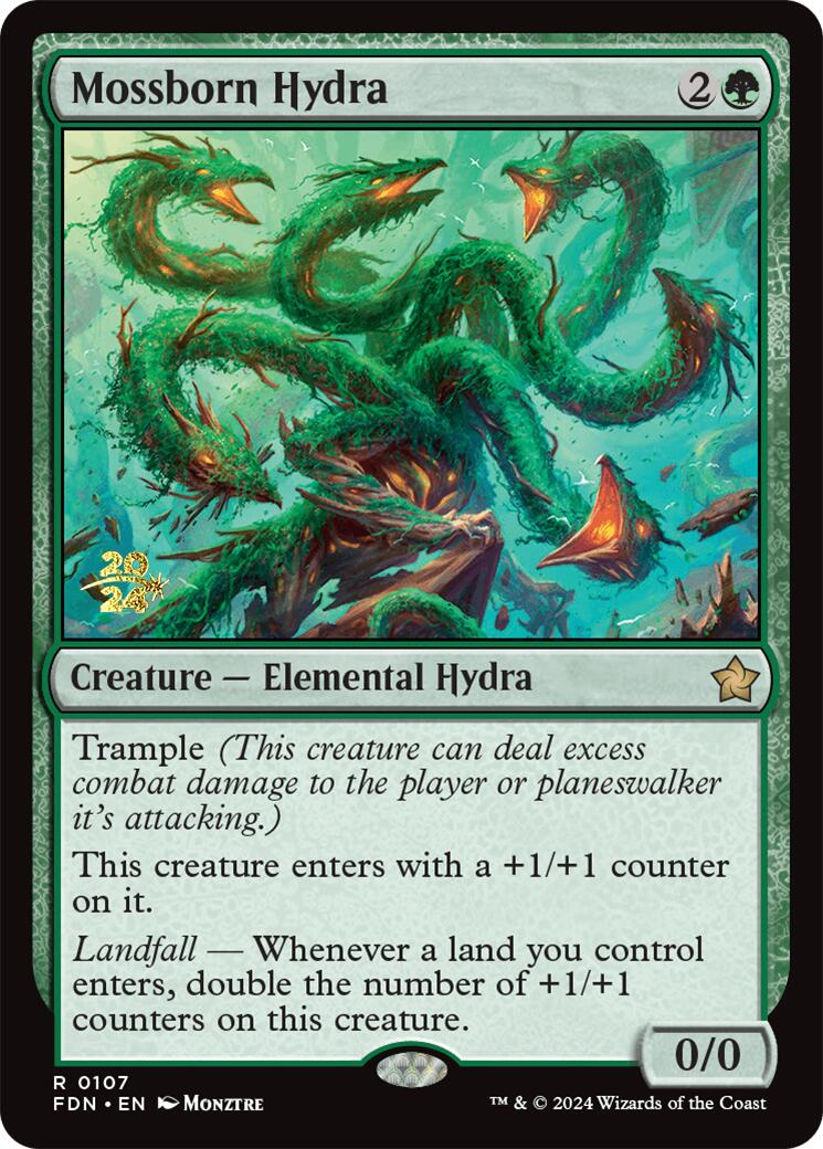 Mossborn Hydra [Foundations Prerelease Promos] | Exor Games Bridgewater