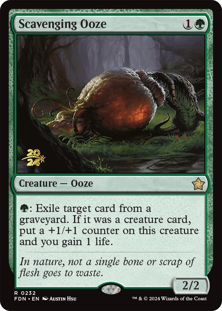 Scavenging Ooze [Foundations Prerelease Promos] | Exor Games Bridgewater