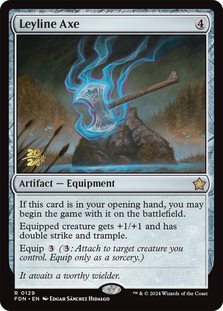 Leyline Axe [Foundations Prerelease Promos] | Exor Games Bridgewater