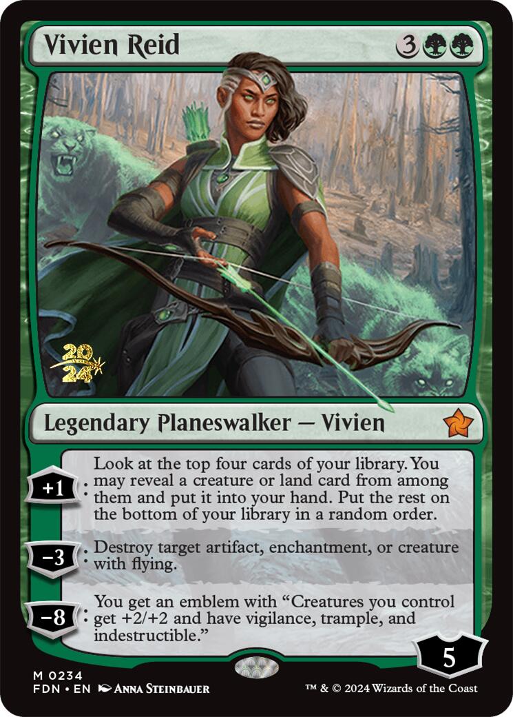 Vivien Reid [Foundations Prerelease Promos] | Exor Games Bridgewater