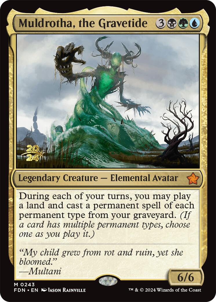 Muldrotha, the Gravetide [Foundations Prerelease Promos] | Exor Games Bridgewater