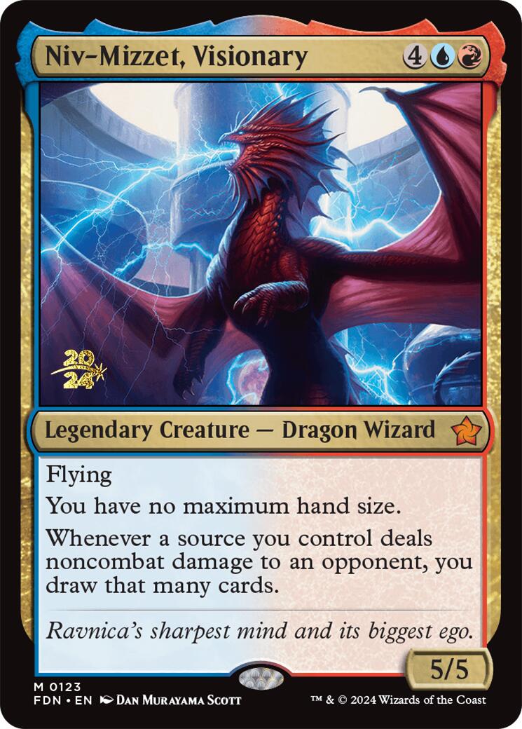 Niv-Mizzet, Visionary [Foundations Prerelease Promos] | Exor Games Bridgewater