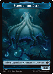 Scion of the Deep // Koma's Coil Doubled-Sided Token [Foundations Tokens] | Exor Games Bridgewater