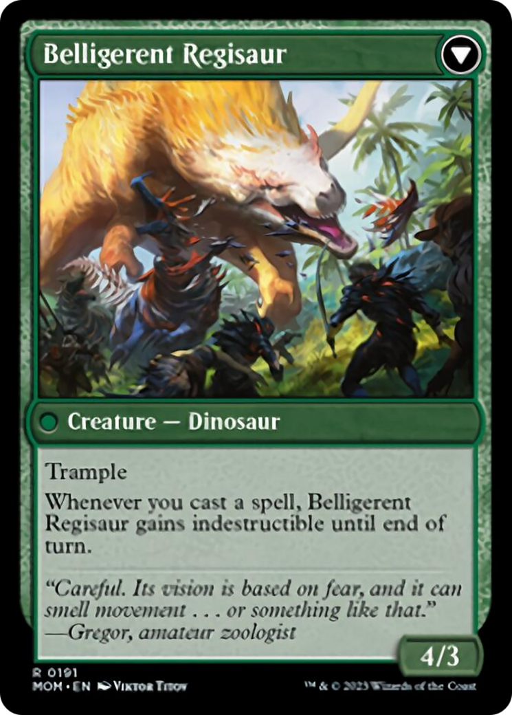 Invasion of Ixalan // Belligerent Regisaur [March of the Machine] | Exor Games Bridgewater