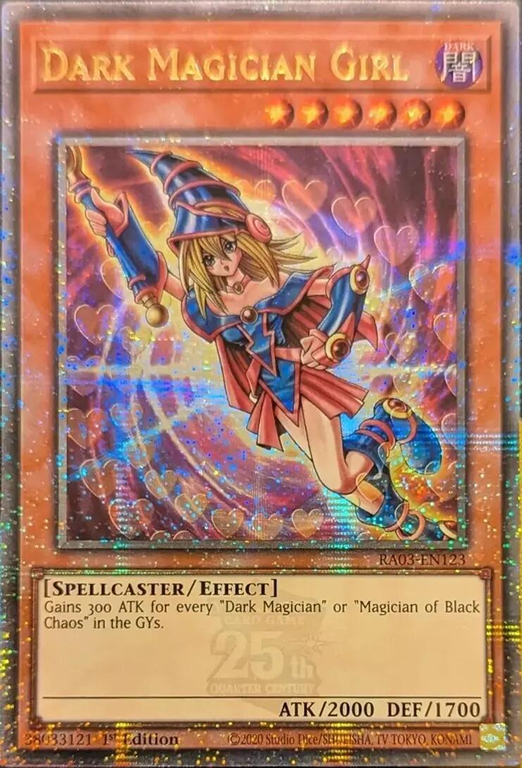 Dark Magician Girl (Quarter Century Secret Rare) (C) [RA03-EN123] Quarter Century Secret Rare | Exor Games Bridgewater