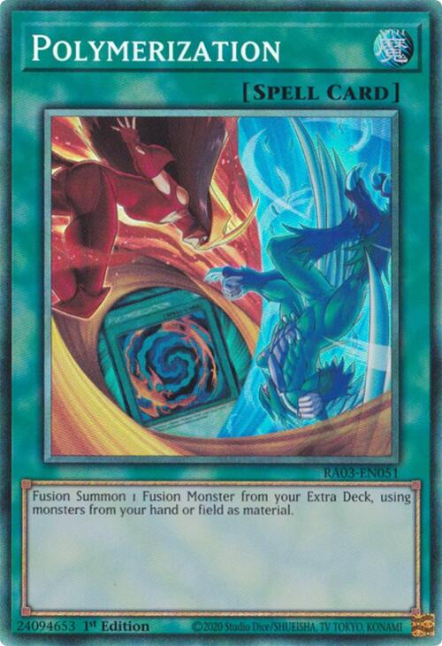 Polymerization (B) (HERO Art) (PCR) [RA03-EN051] Prismatic Collector's Rare | Exor Games Bridgewater
