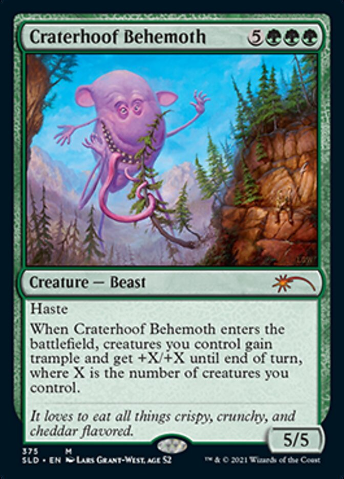 Craterhoof Behemoth (375) [Secret Lair Drop Series] | Exor Games Bridgewater