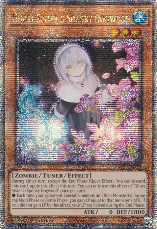 Ghost Sister & Spooky Dogwood (Alternate Art) (Quarter Century Secret Rare) [RA03-EN020] Quarter Century Secret Rare | Exor Games Bridgewater