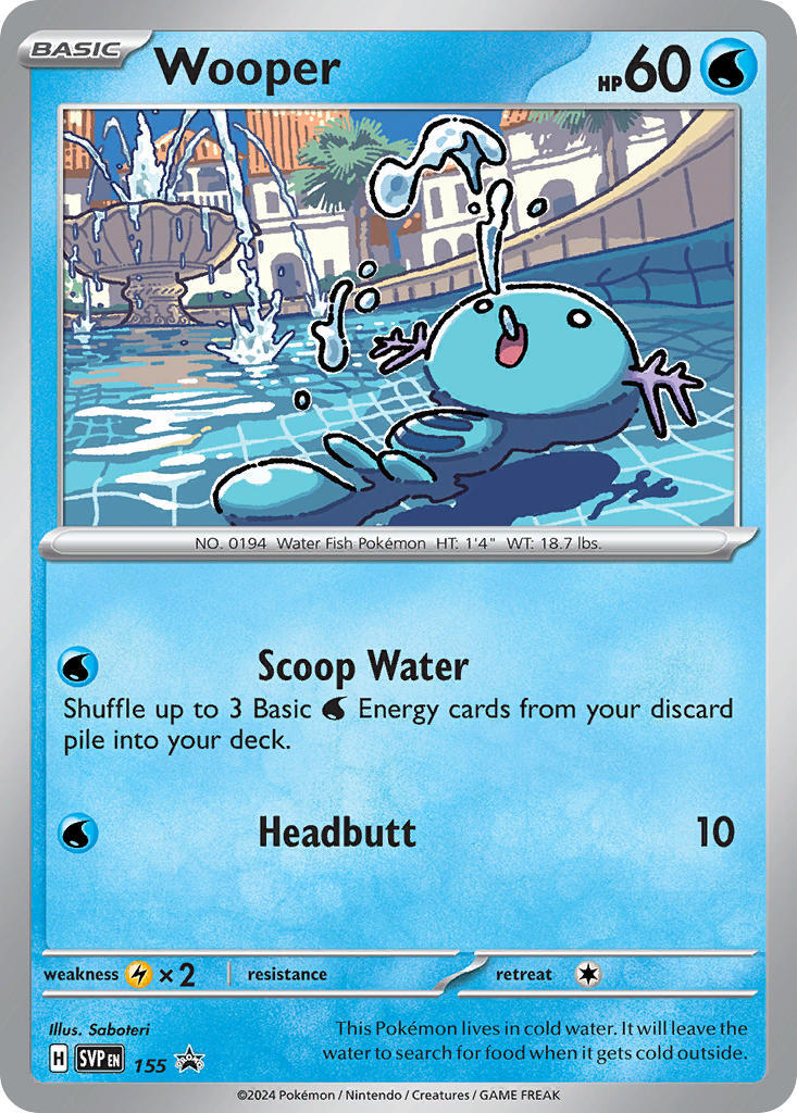 Wooper (155) [Scarlet & Violet: Black Star Promos] | Exor Games Bridgewater