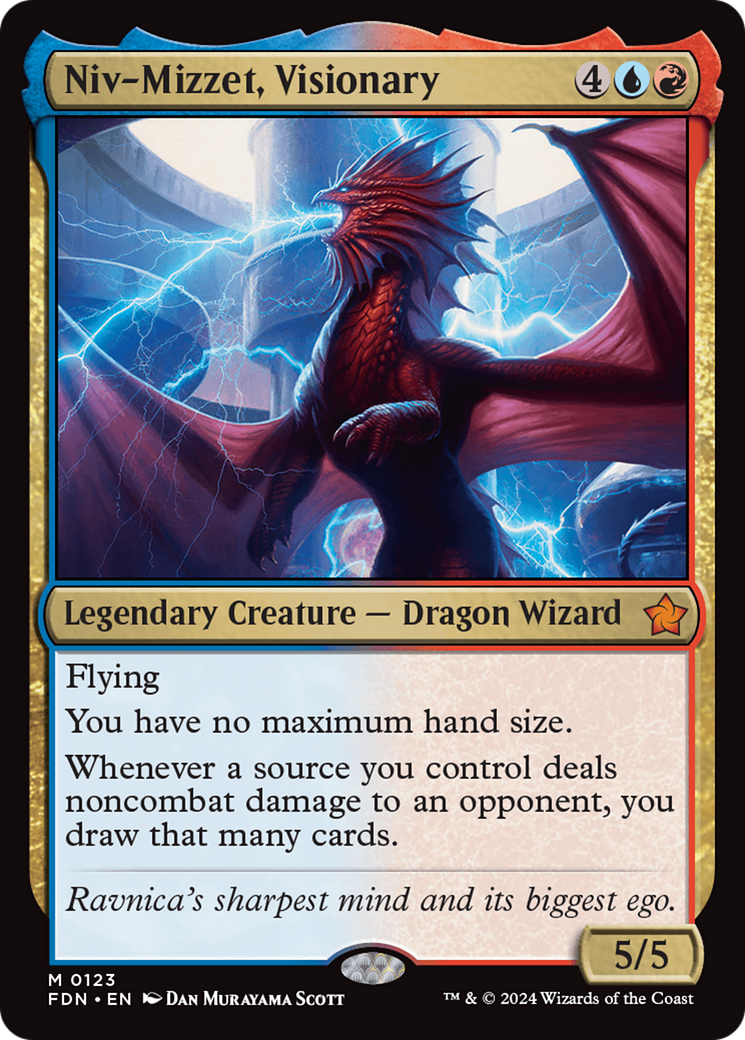 Niv-Mizzet, Visionary [Foundations] | Exor Games Bridgewater