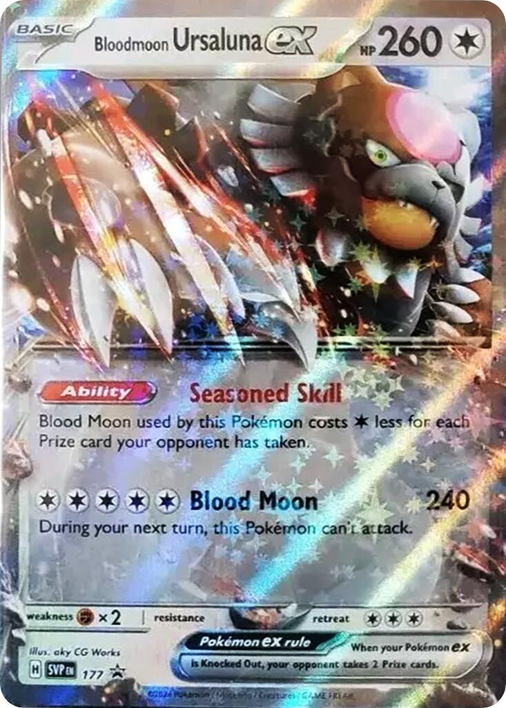 Bloodmoon Ursaluna ex (177) [Scarlet & Violet Promo Cards] | Exor Games Bridgewater