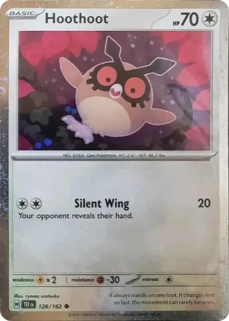 Hoothoot (126/162) (Cosmos Holo) [Scarlet & Violet Promo Cards] | Exor Games Bridgewater