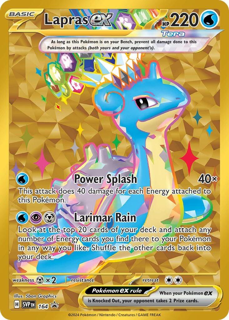 Lapras ex (164) [Scarlet & Violet: Black Star Promos] | Exor Games Bridgewater