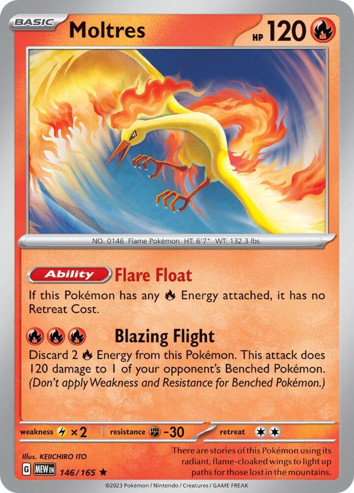 Moltres (146/165 - Deck Exclusives) [Scarlet & Violet 151] | Exor Games Bridgewater