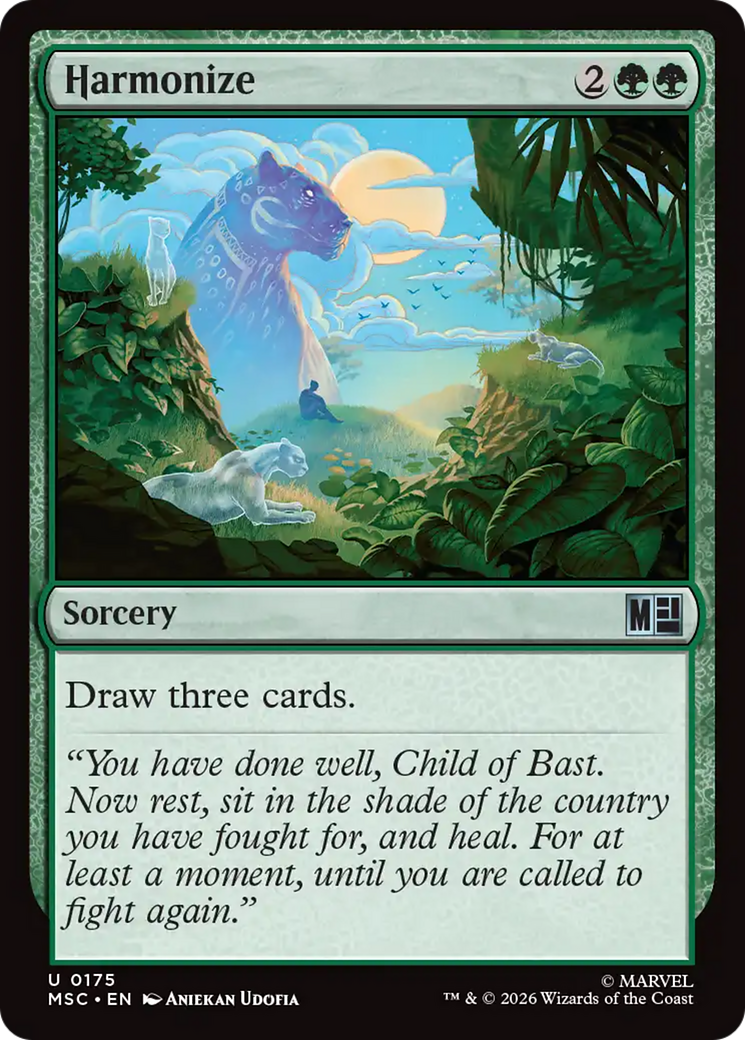 Harmonize (Surge Foil) [Marvel Super Heroes Commander] | Exor Games Bridgewater