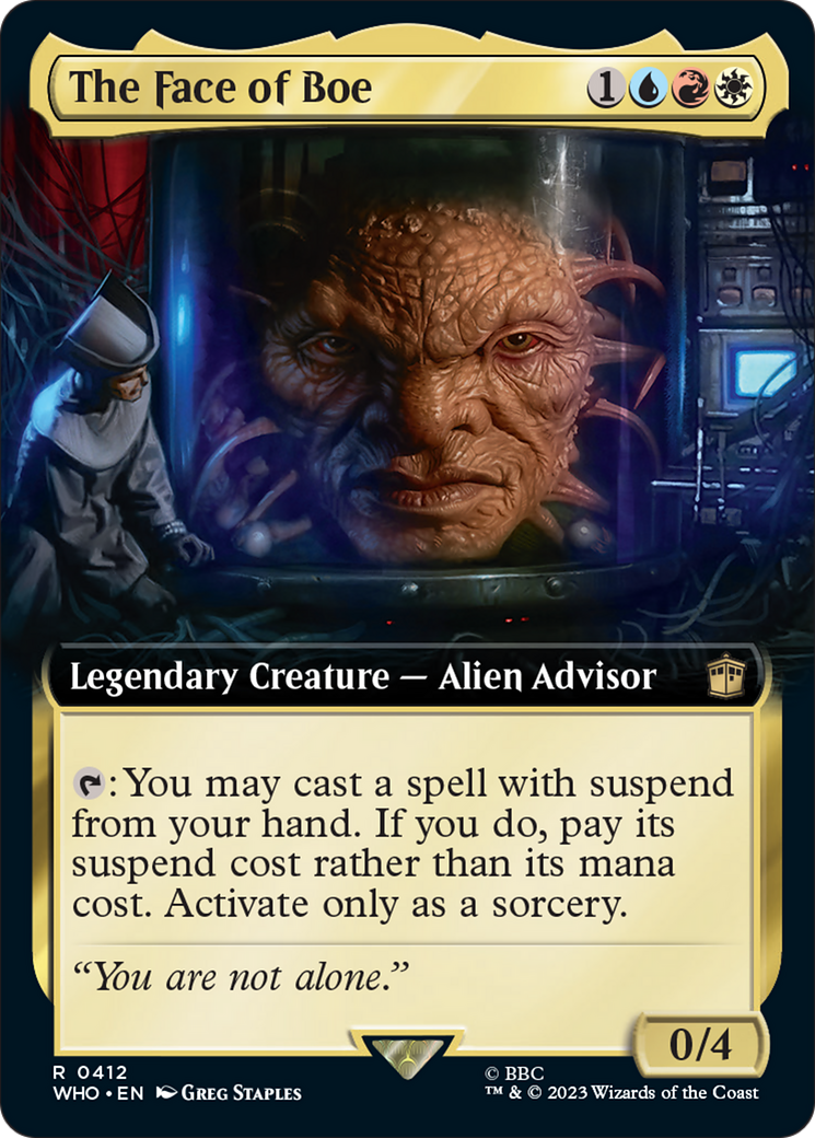 The Face of Boe (Extended Art) [Doctor Who] | Exor Games Bridgewater