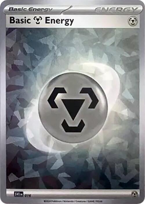 Basic Metal Energy (016) (Cracked Ice Holo) [Scarlet & Violet: Stellar Crown] | Exor Games Bridgewater