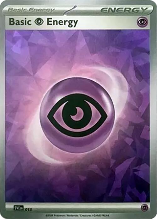 Basic Psychic Energy (013) (Cracked Ice Holo) [Scarlet & Violet: Stellar Crown] | Exor Games Bridgewater