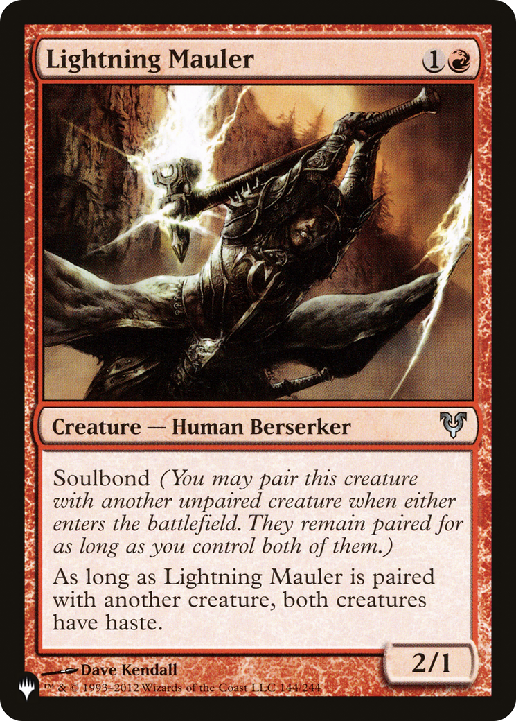 Lightning Mauler [The List Reprints] | Exor Games Bridgewater