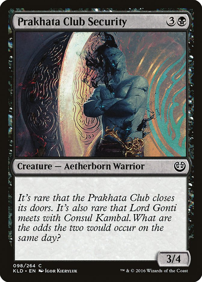 Prakhata Club Security [Kaladesh] | Exor Games Bridgewater