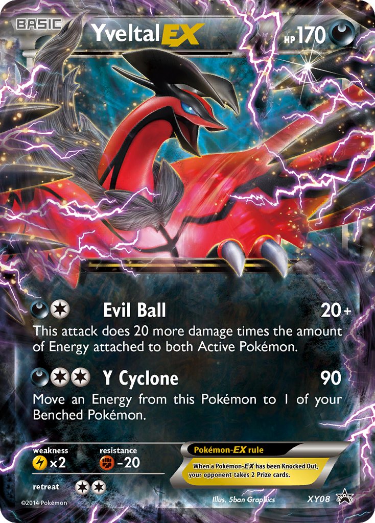 Yveltal EX (XY08) [XY: Black Star Promos] | Exor Games Bridgewater