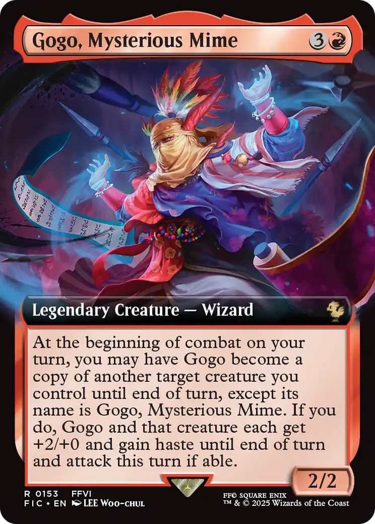 Gogo, Mysterious Mime (Extended Art) [FINAL FANTASY Commander] | Exor Games Bridgewater