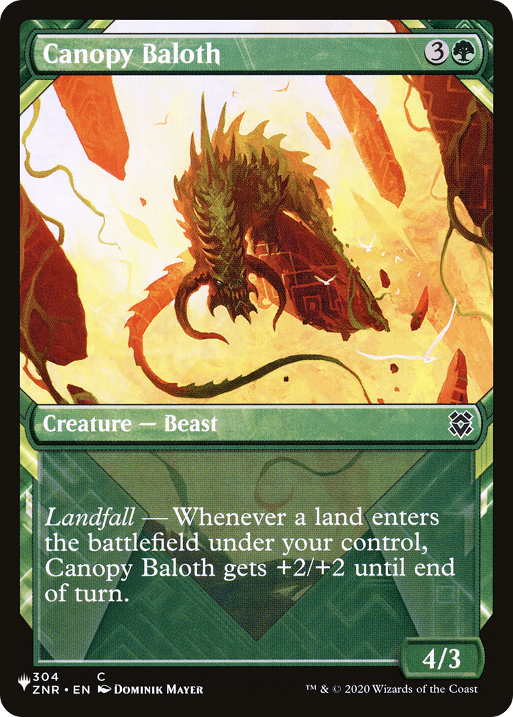 Canopy Baloth (Showcase) [The List] | Exor Games Bridgewater