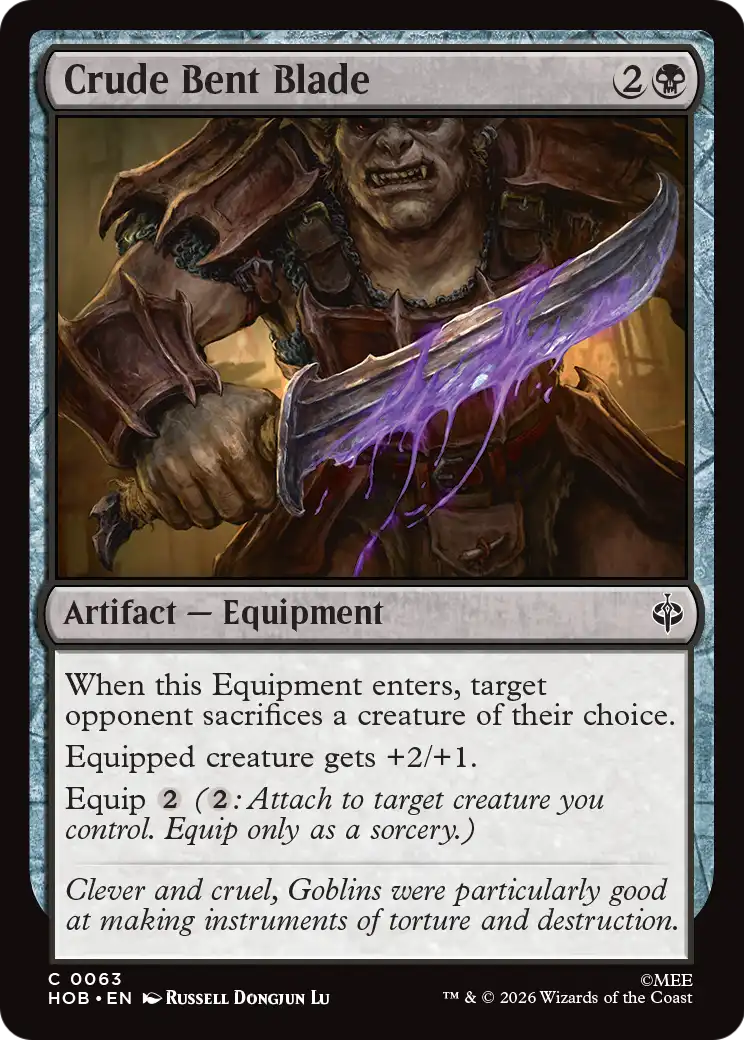 Crude Bent Blade [The Hobbit] | Exor Games Bridgewater