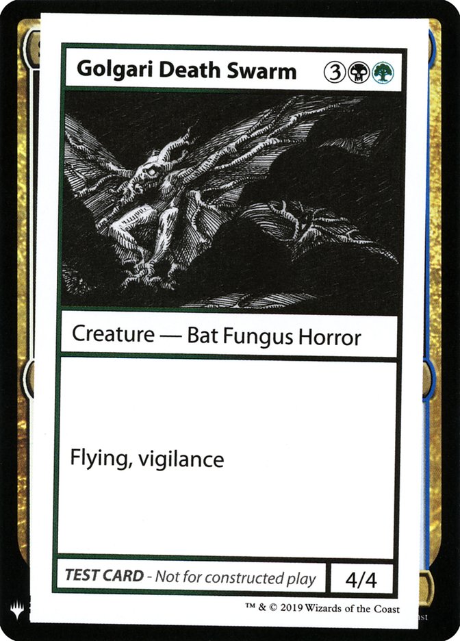 Golgari Death Swarm [Mystery Booster Playtest Cards] | Exor Games Bridgewater