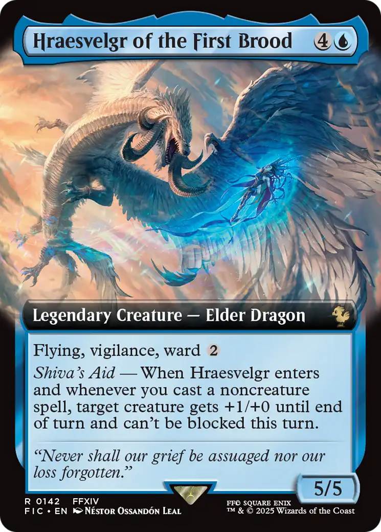 Hraesvelgr of the First Brood (Extended Art) [FINAL FANTASY Commander] | Exor Games Bridgewater